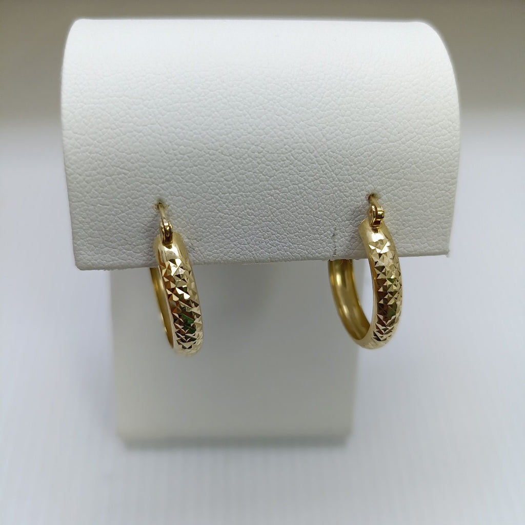 ARRACADAS PAR ORO 14 K 1.8 GRMS (SEMINUEVO)