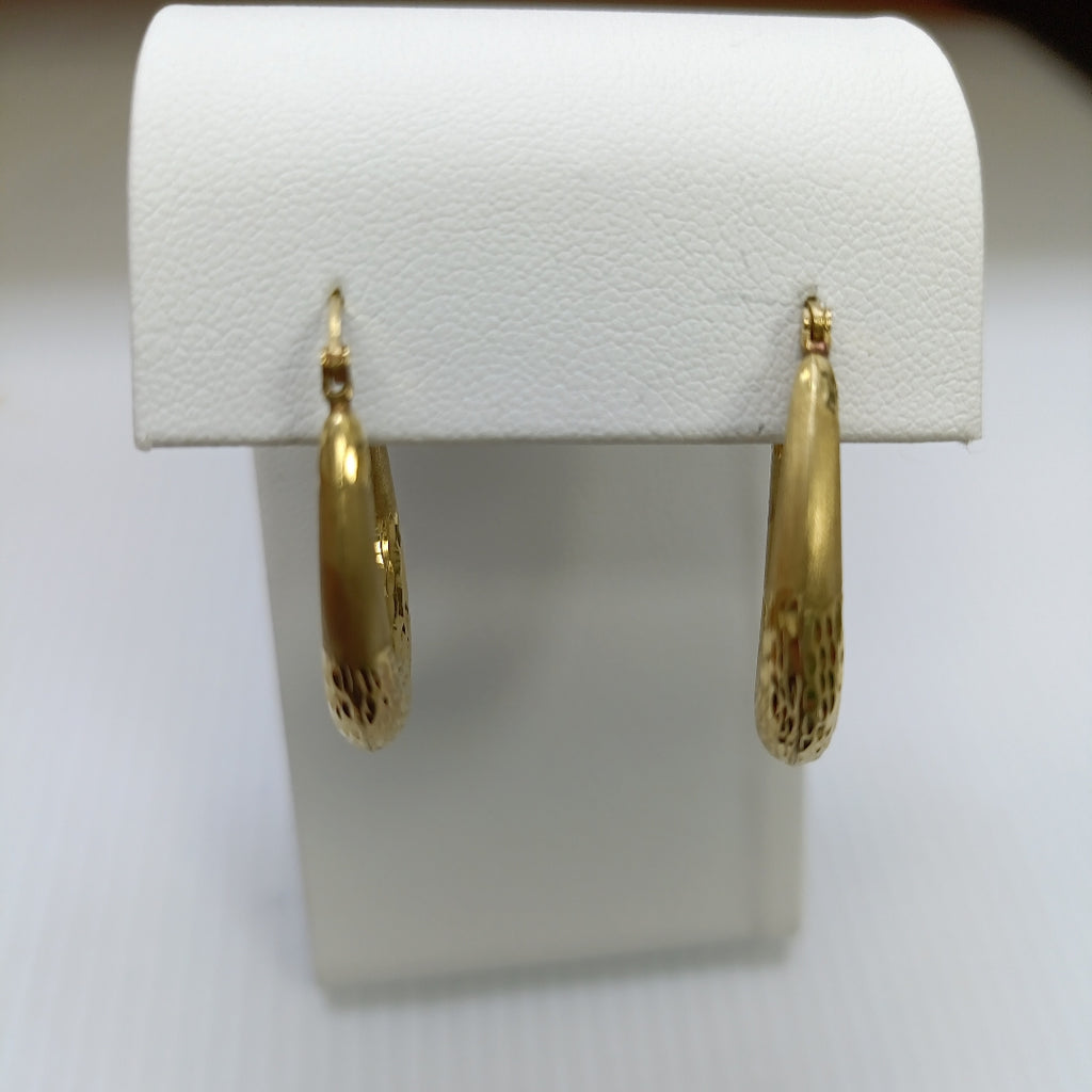 ARRACADAS PAR ORO 14 K 2,90 GRMS (SEMINUEVO)