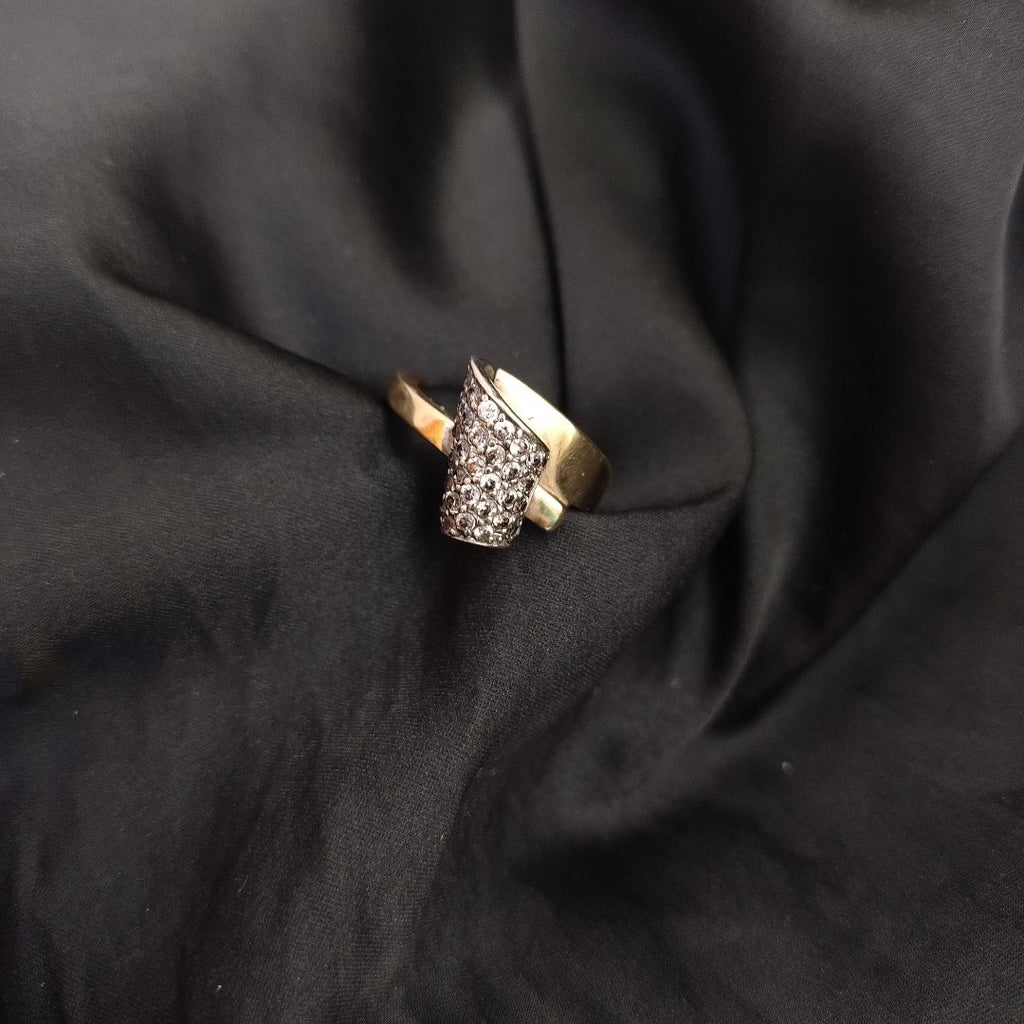 ANILLITO ORO COMBINADO 10 K 3,30 GRMS (SEMINUEVO)
