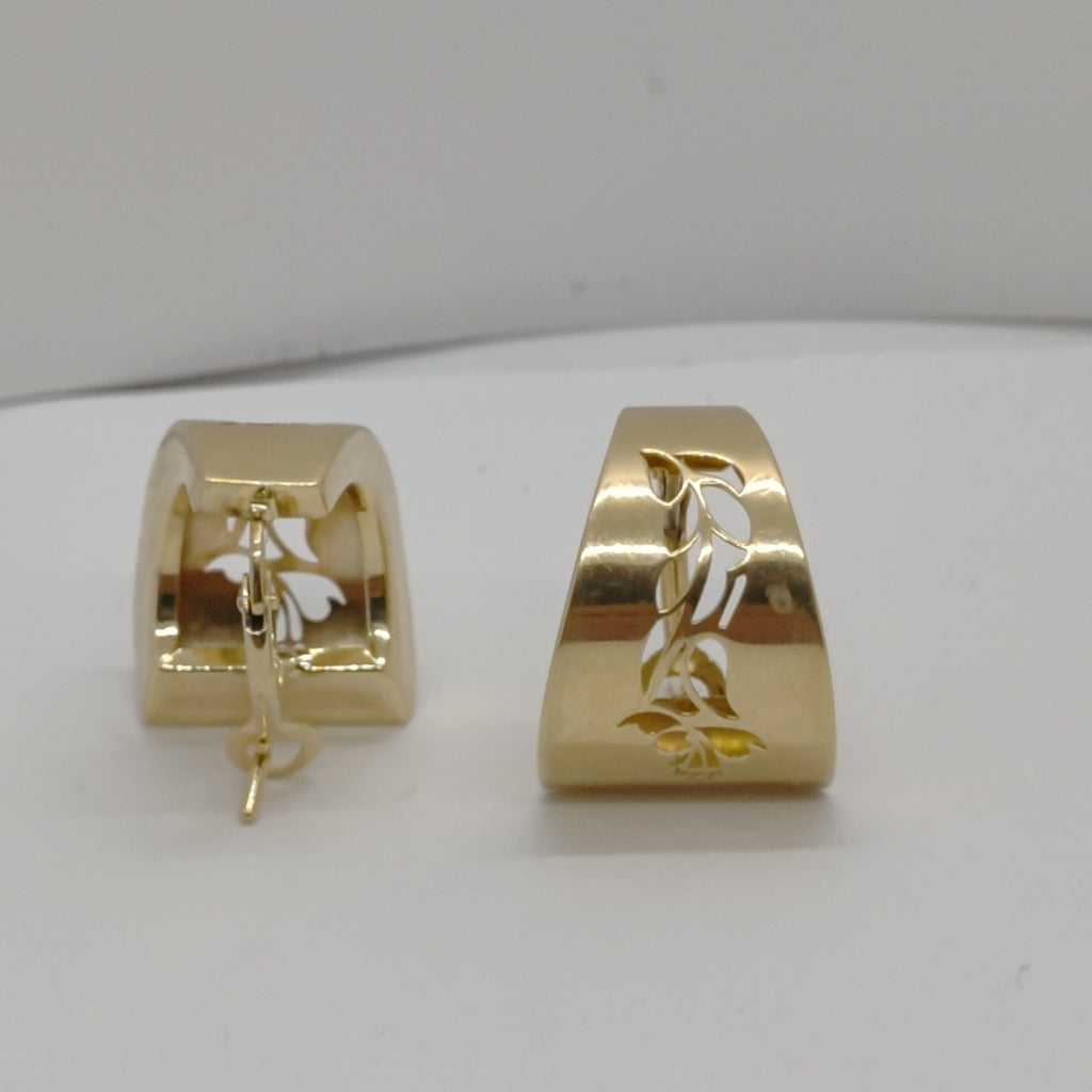 ARETES PAR ORO 14 K 6.4 GRMS (SEMINUEVO)
