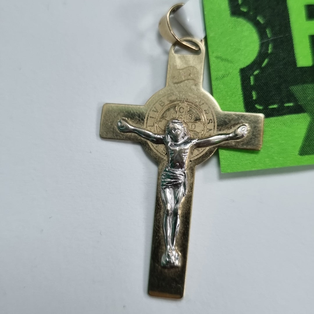 CRUCIFIJO ORO 10 K 1,90 GRMS (SEMINUEVO)