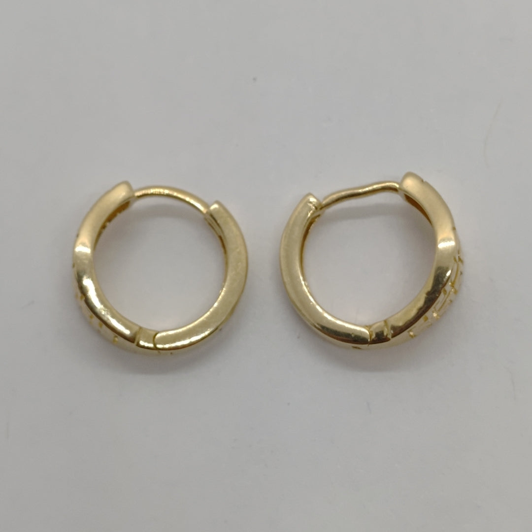 ARRACADAS PAR ORO 14 K 2 GRMS (SEMINUEVO)