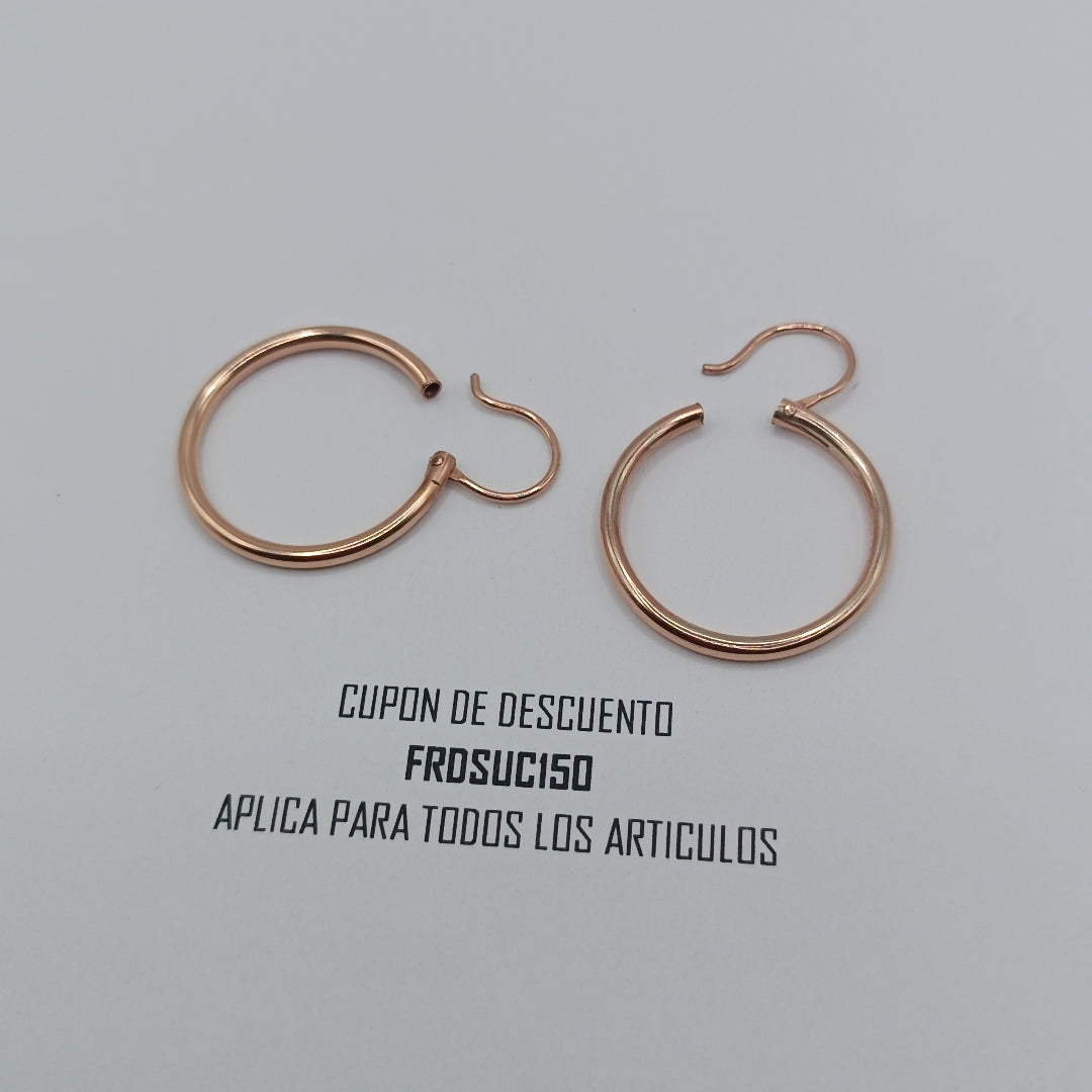 ARRACADAS PAR ORO 8 K 2.6 GRMS (SEMINUEVO)