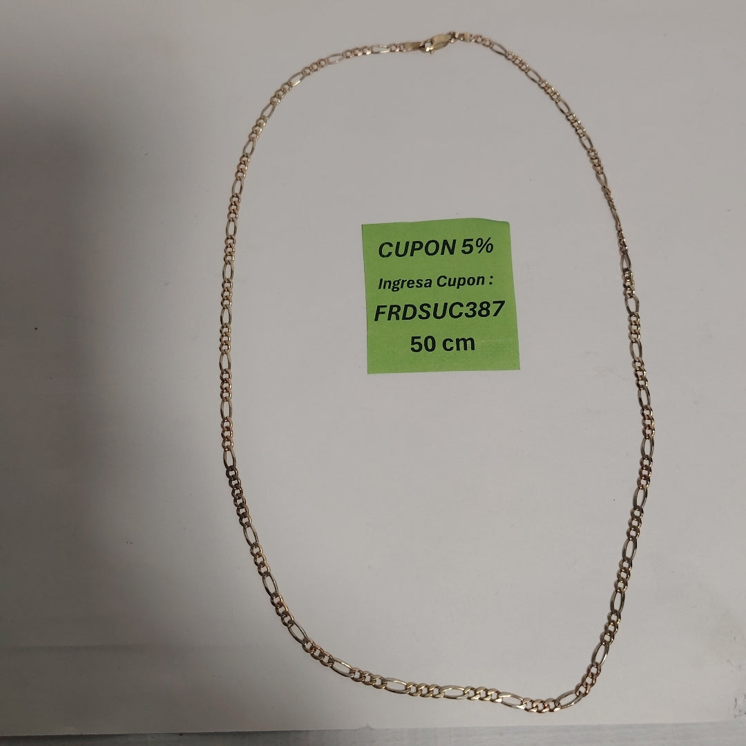 CADENA ORO COMBINADO 8 K 7,30 GRMS (SEMINUEVO)