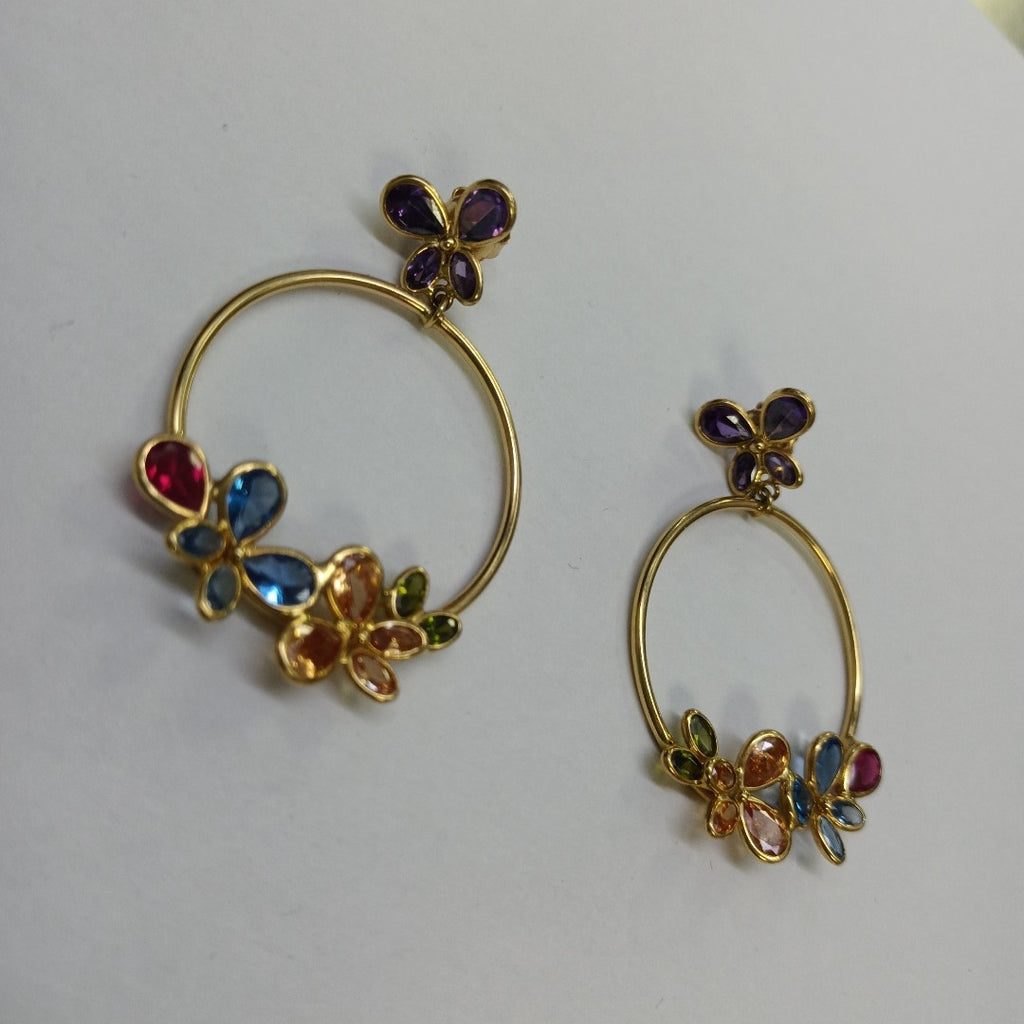 ARRACADAS PAR ORO 14 K 9.2 GRMS (SEMINUEVO)
