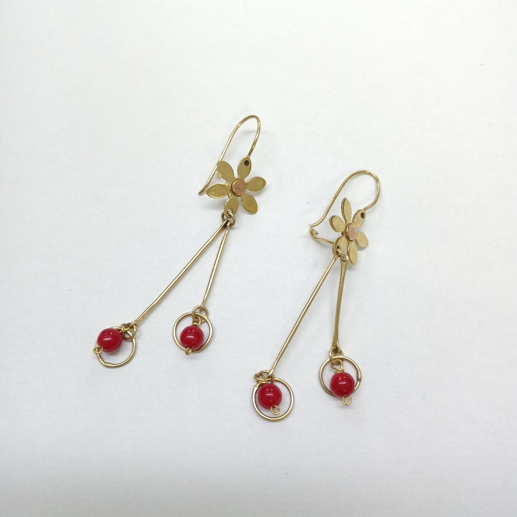 ARETES PAR ORO 14 K 3,60 GRMS (SEMINUEVO)