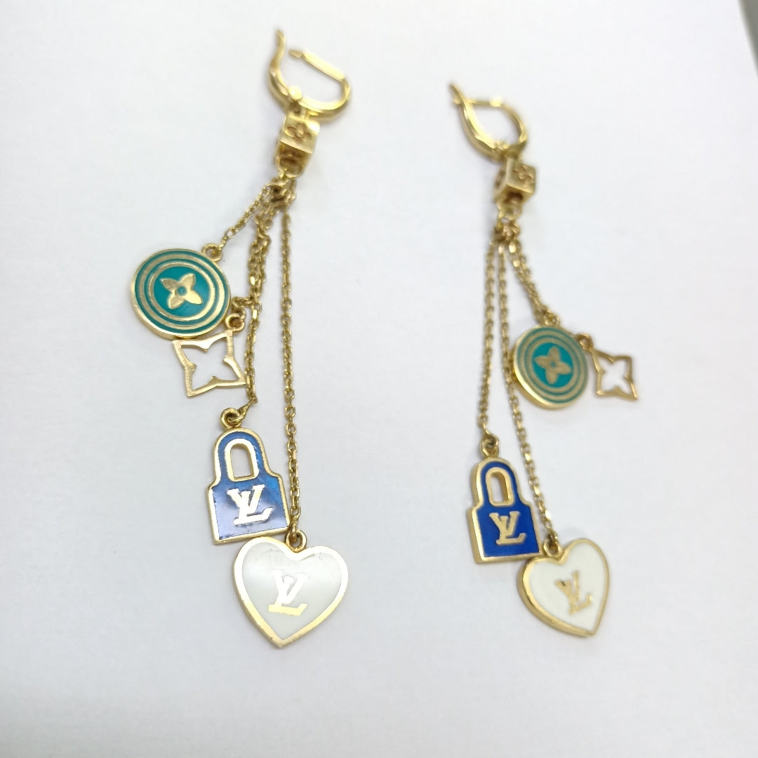 ARETES PAR ORO 14 K 12.7 GRMS (SEMINUEVO)