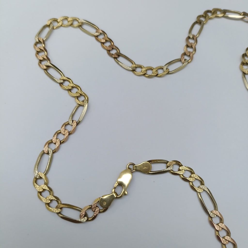CADENA ORO COMBINADO 14 K 28.9 GRMS (SEMINUEVO)