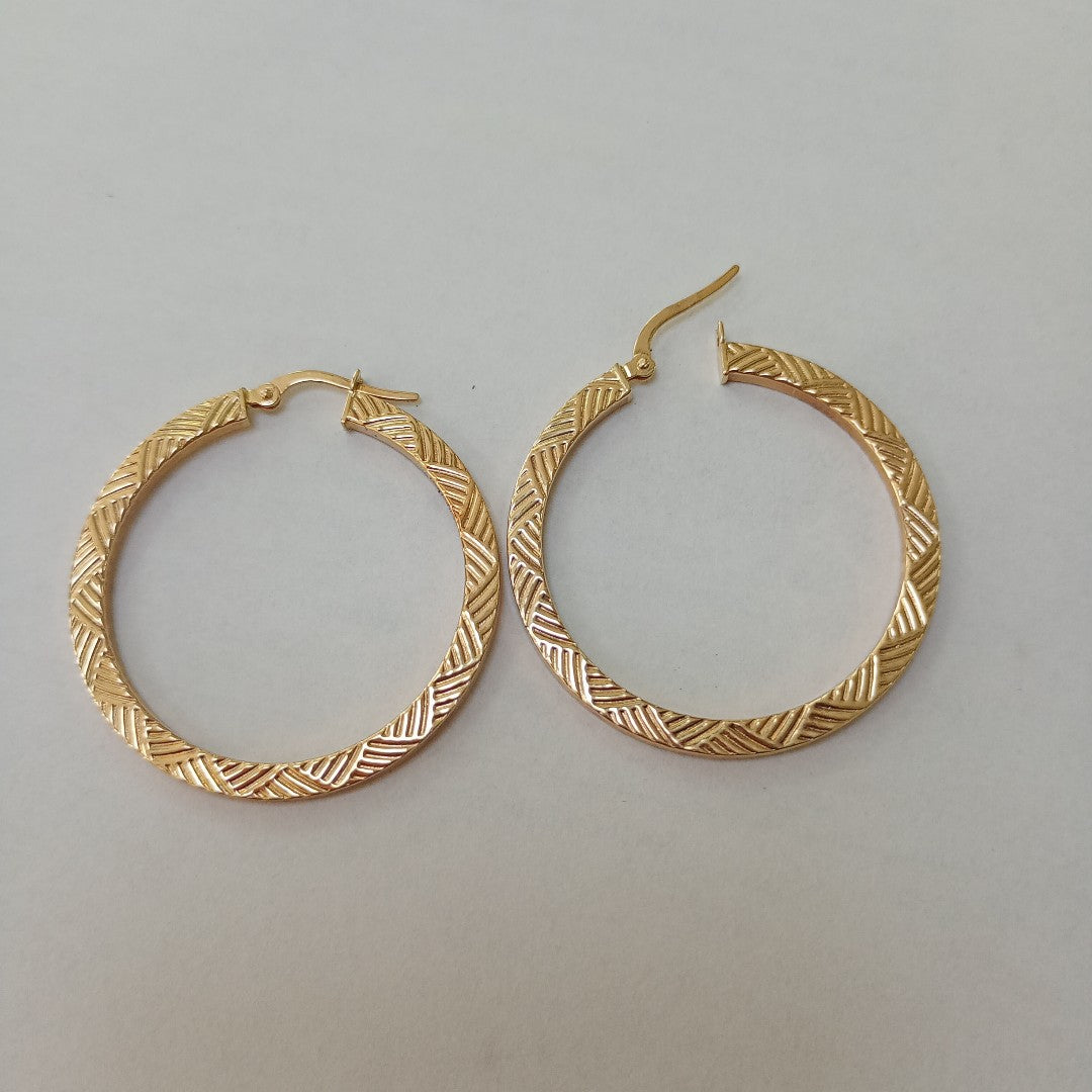 ARRACADAS PAR ORO 14 K 2.8 GRMS (SEMINUEVO)