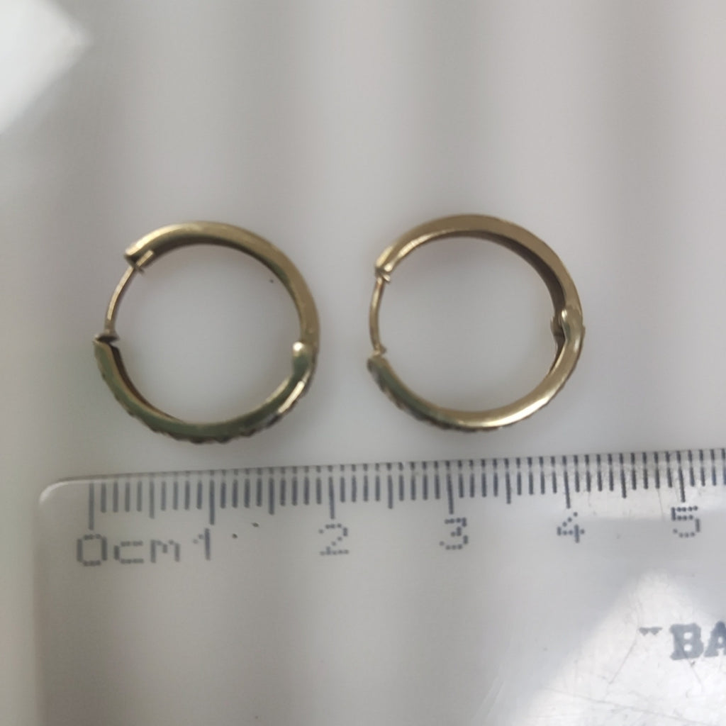 ARRACADAS PAR ORO 10 K 1.6 GRMS (SEMINUEVO)