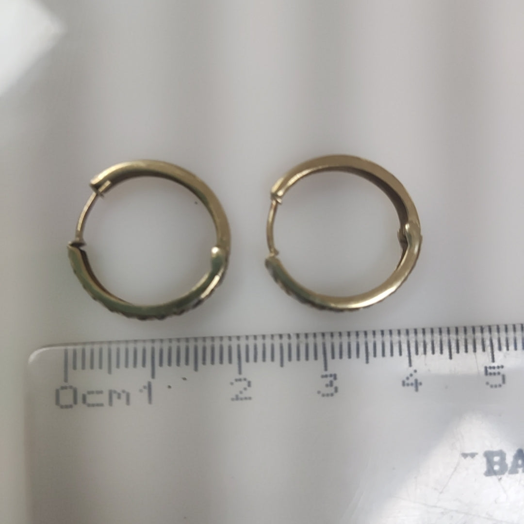 ARRACADAS PAR ORO 10 K 1.6 GRMS (SEMINUEVO)