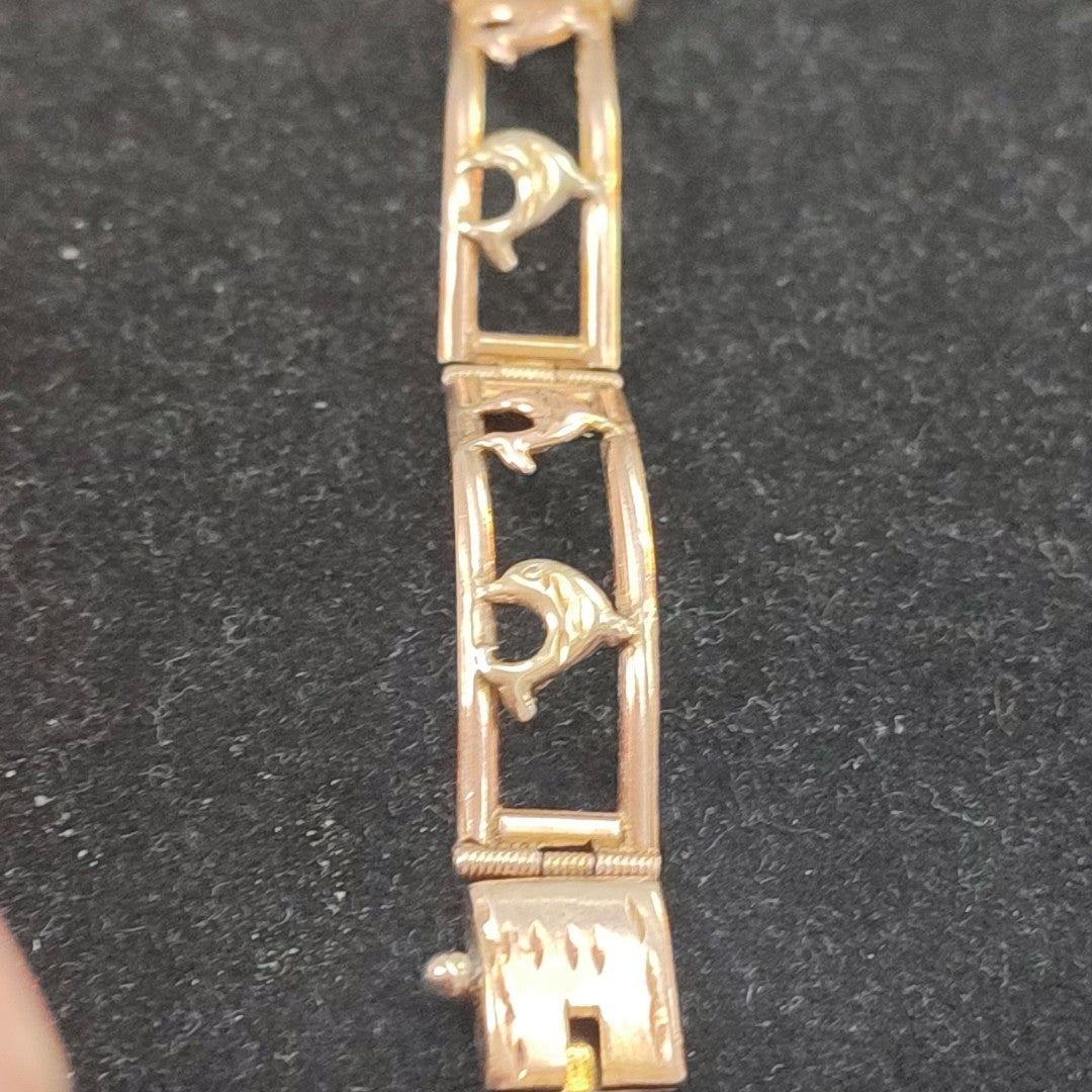 RELOJ CAJA ACERO PULSO ORO ORO 8 K 17,90 GRMS (SEMINUEVO)