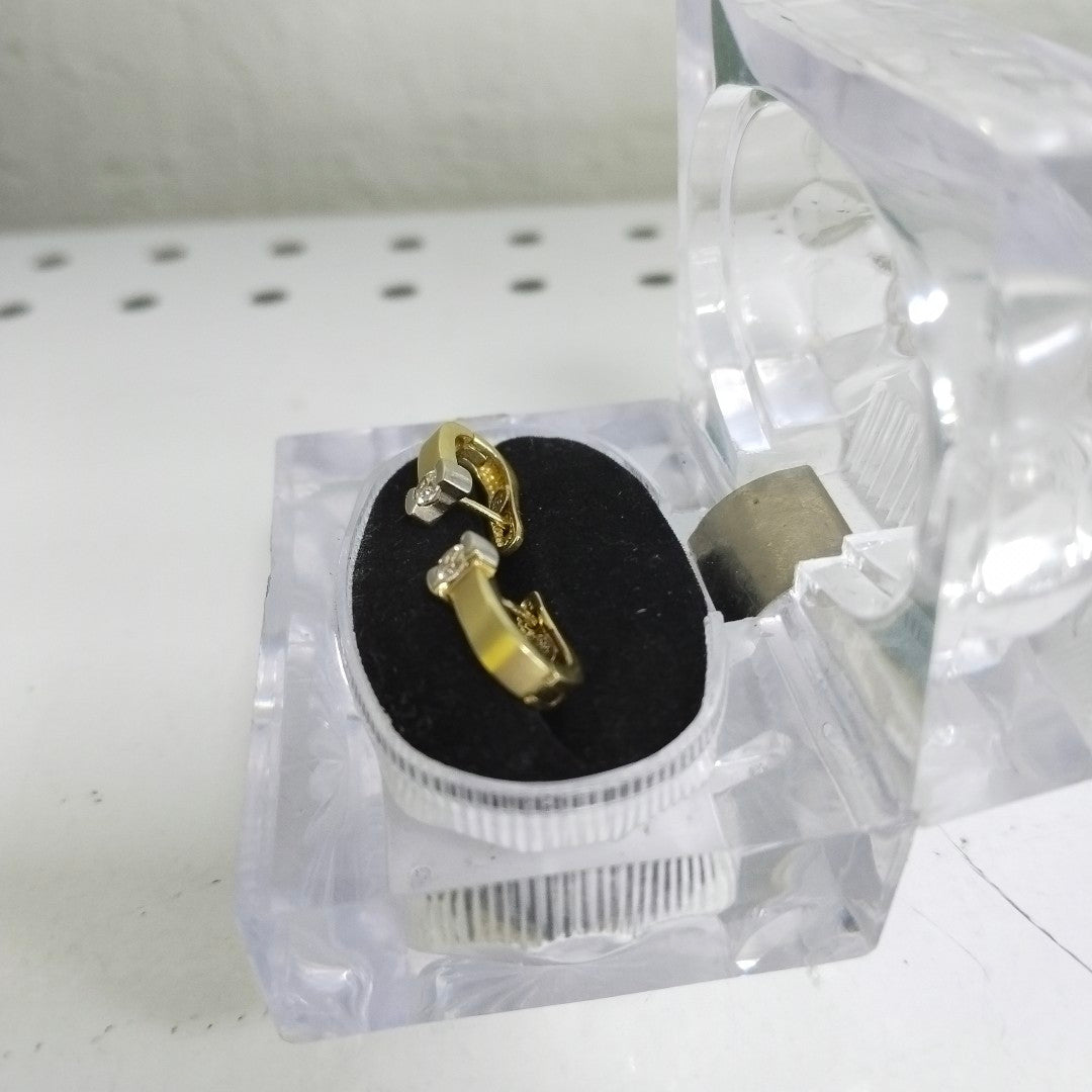 ARETES PAR ORO 14 K 4,40 GRMS (SEMINUEVO)