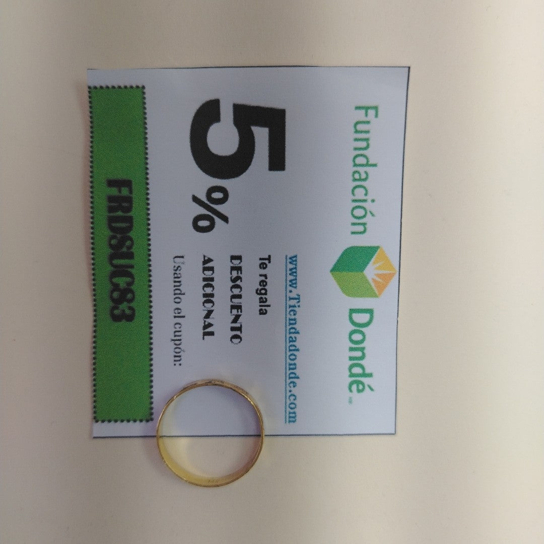 ARGOLLA ORO 14 K 1,00 GRMS (SEMINUEVO)
