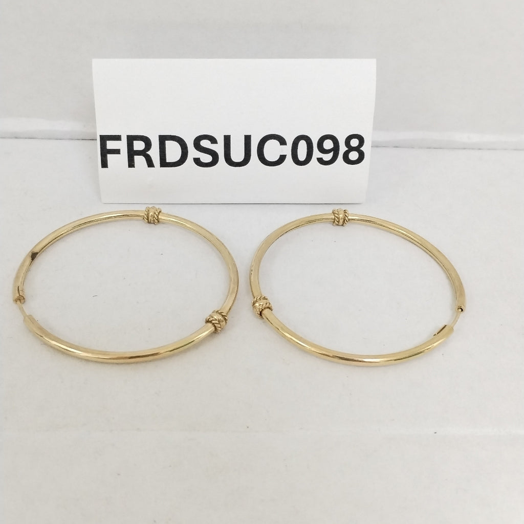 ARRACADAS PAR ORO 14 K 7,80 GRMS (SEMINUEVO)