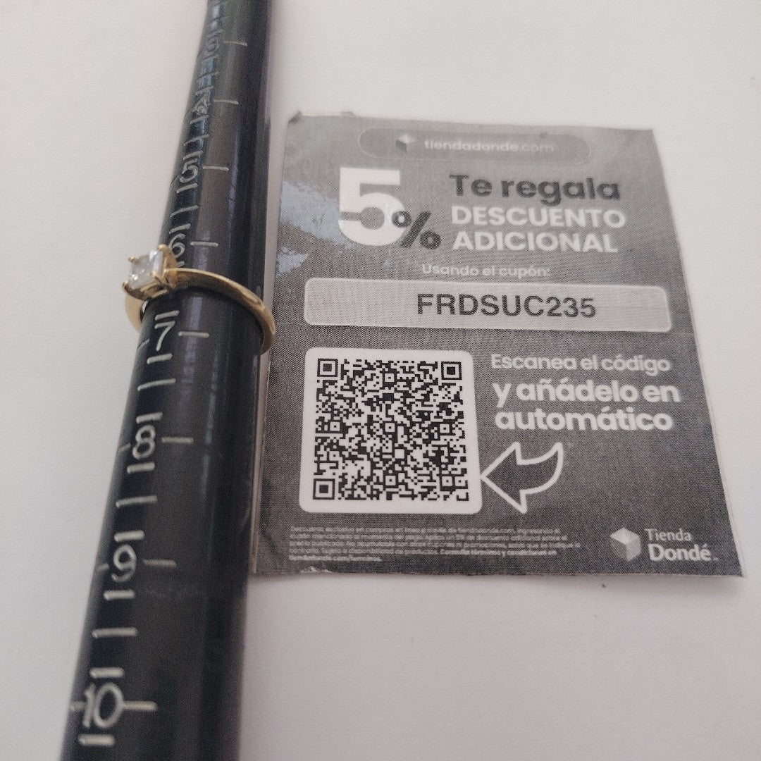 SOLITARIO ORO 10 K 2,50 GRMS (SEMINUEVO)