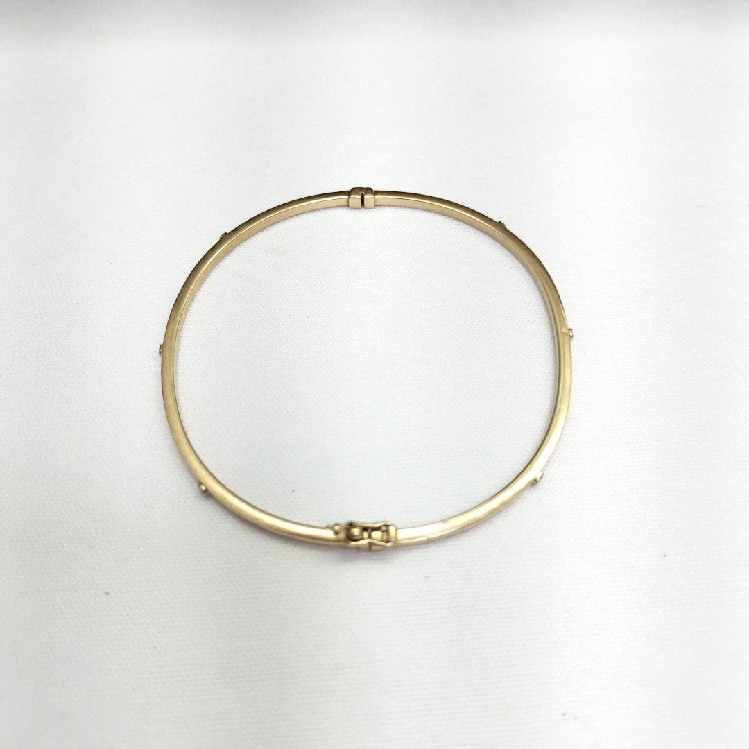 PULSERA RIGIDA ORO 14 K 3,20 GRMS (SEMINUEVO)