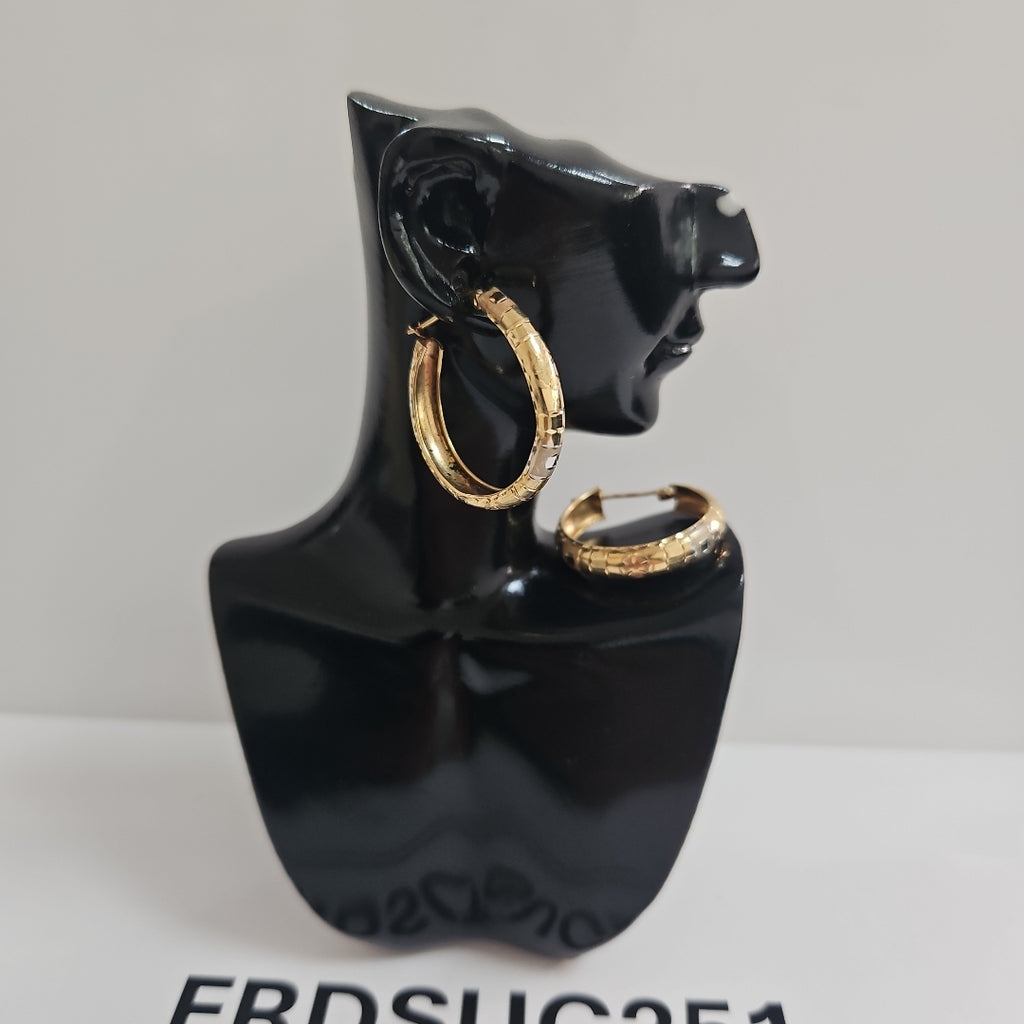 ARRACADAS PAR ORO 14 K 2,40 GRMS (SEMINUEVO)