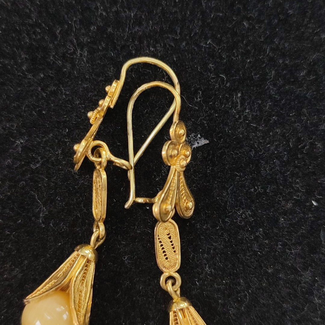 ARETES PAR ORO 10 K 5,60 GRMS (SEMINUEVO)