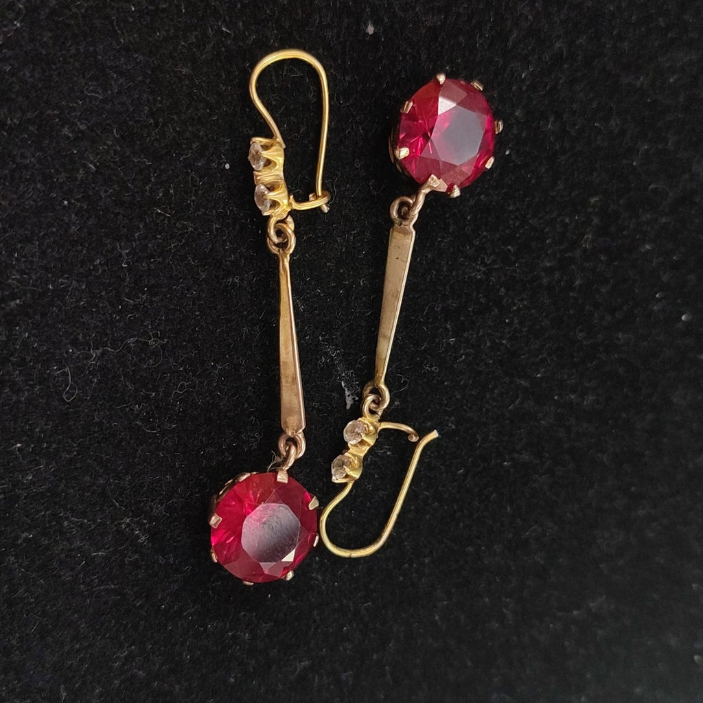 ARETES PAR ORO 10 K 7,20 GRMS (SEMINUEVO)