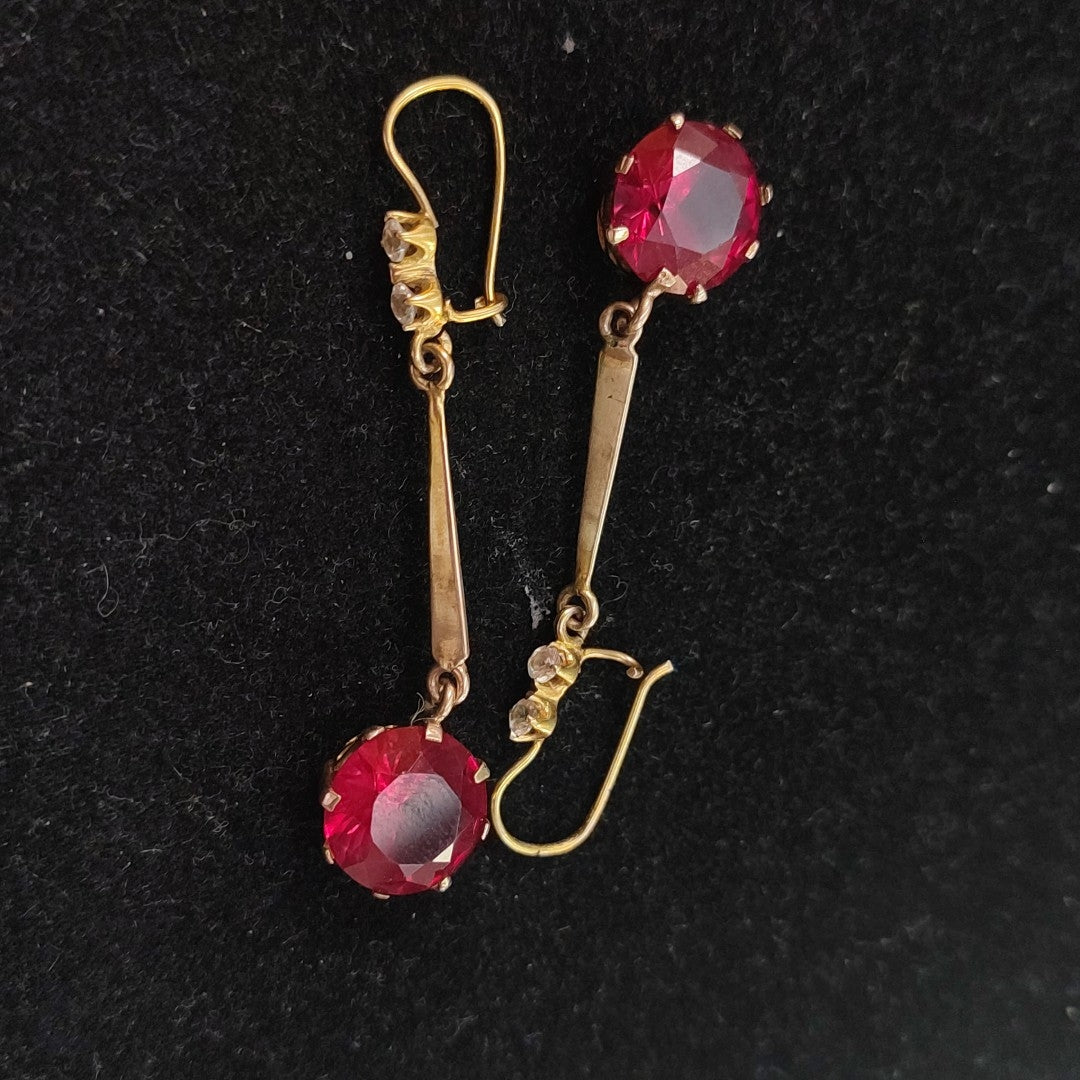 ARETES PAR ORO 10 K 7,20 GRMS (SEMINUEVO)