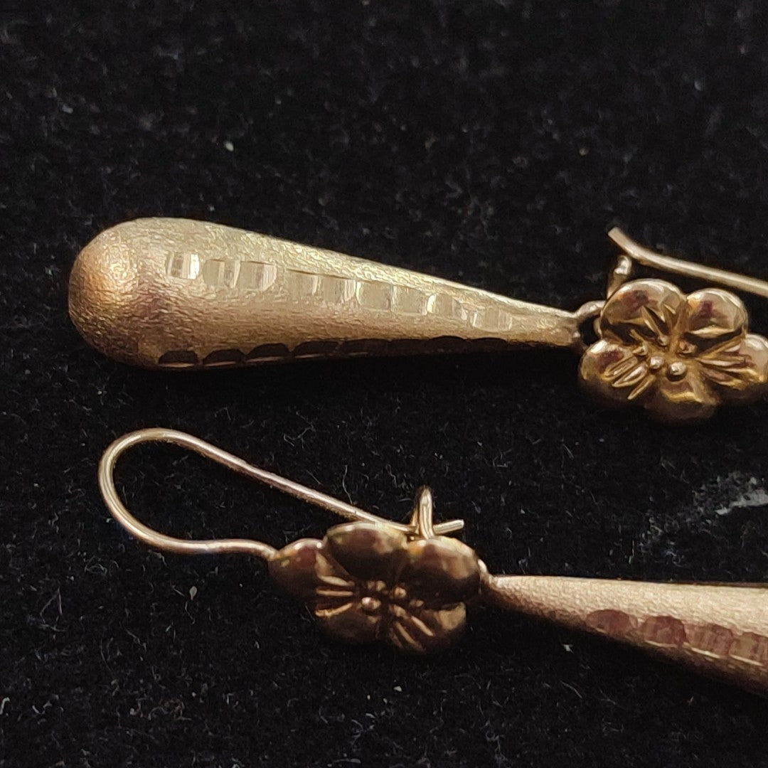 ARETES PAR ORO 10 K 3,20 GRMS (SEMINUEVO)