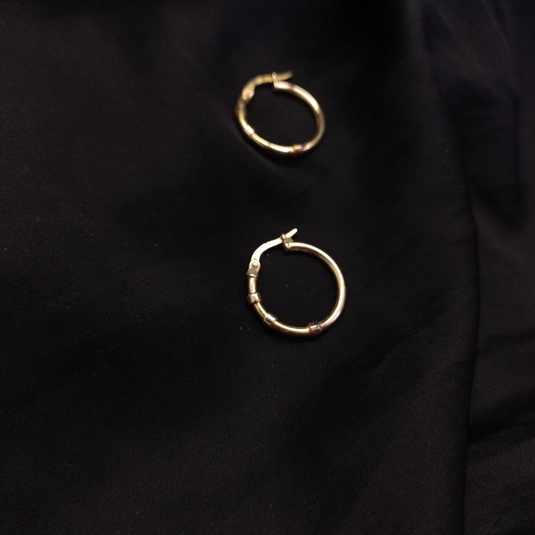 ARRACADAS PAR ORO 14 K 2,30 GRMS (SEMINUEVO)