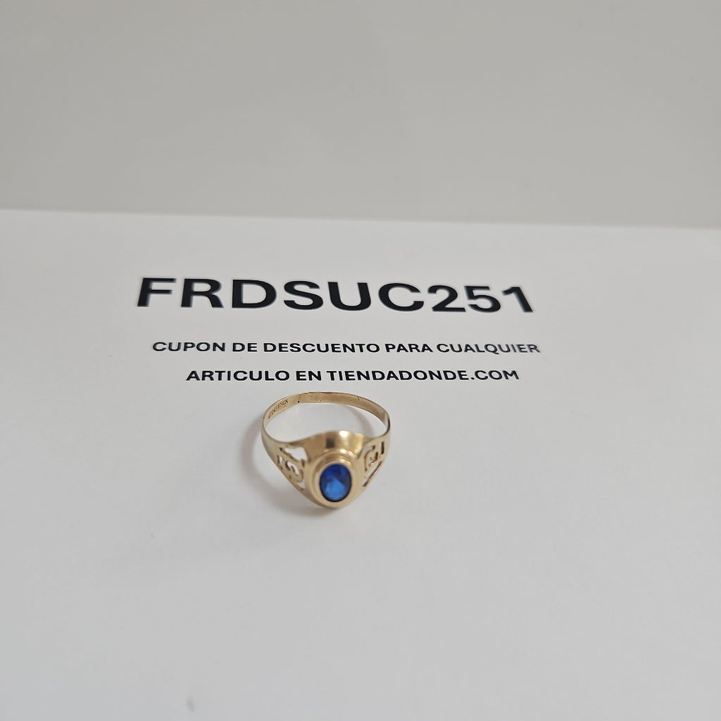 ANILLO ORO 10 K 2.5 GRMS (SEMINUEVO)