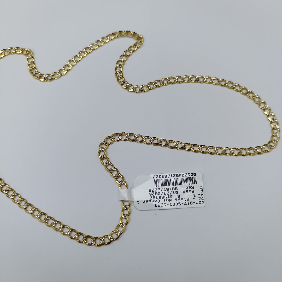 CADENA ORO, RODIADO 10 K 14.7 GRMS (SEMINUEVO)