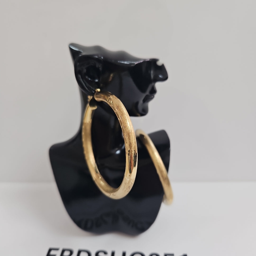 ARRACADAS PAR ORO 14 K 10.2 GRMS (SEMINUEVO)
