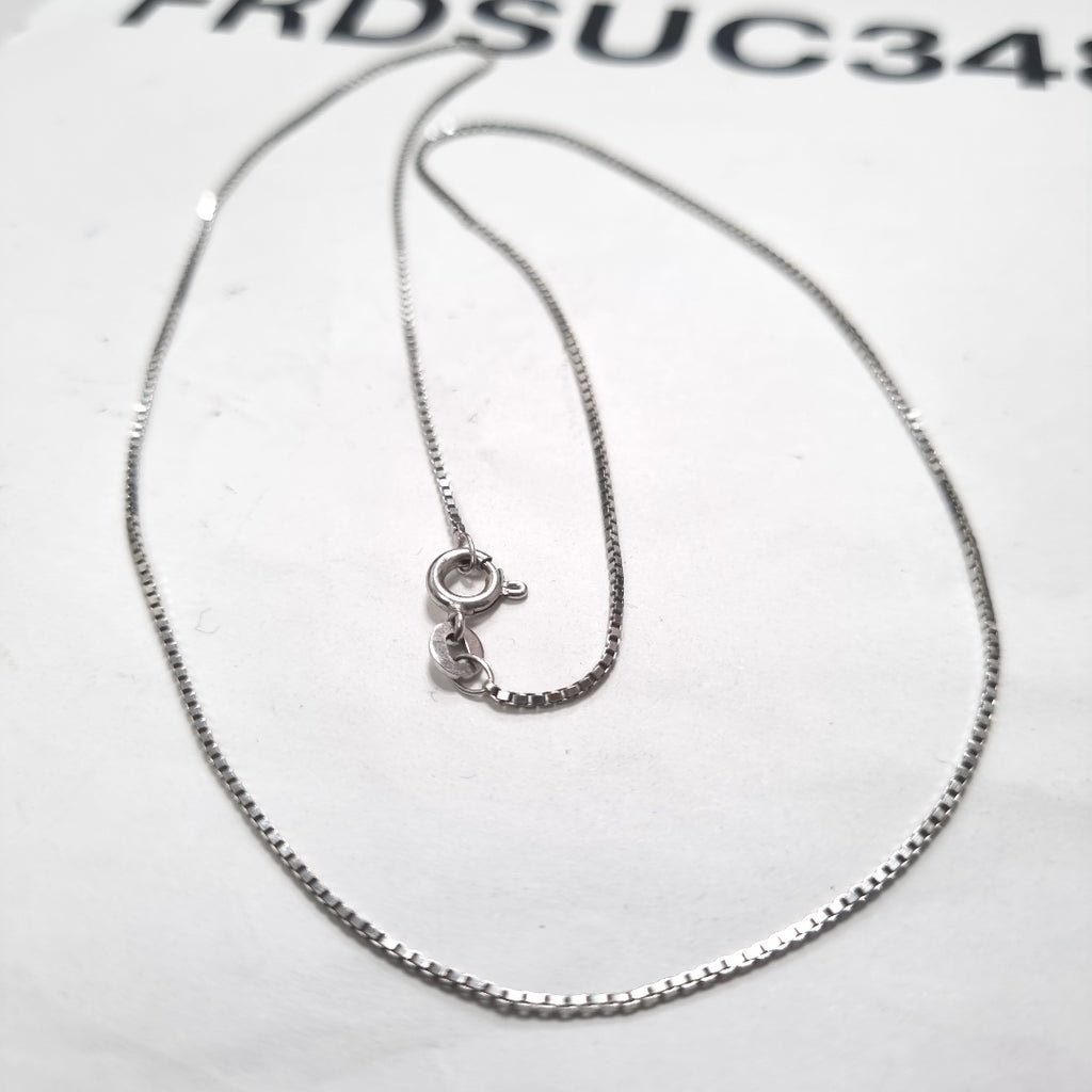 CADENA ORO BLANCO 18 K 3,70 GRMS (SEMINUEVO)