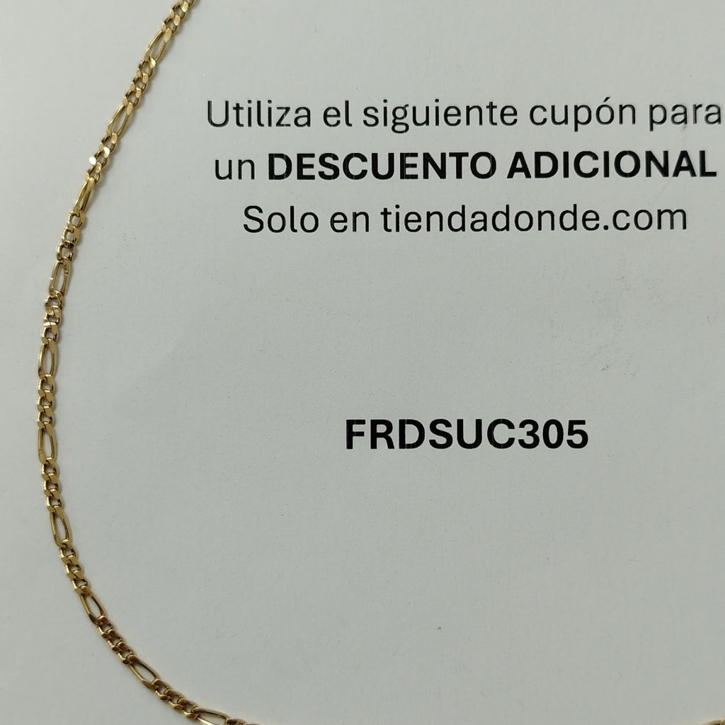 CADENA ORO 14 K 4.5 GRMS (SEMINUEVO)