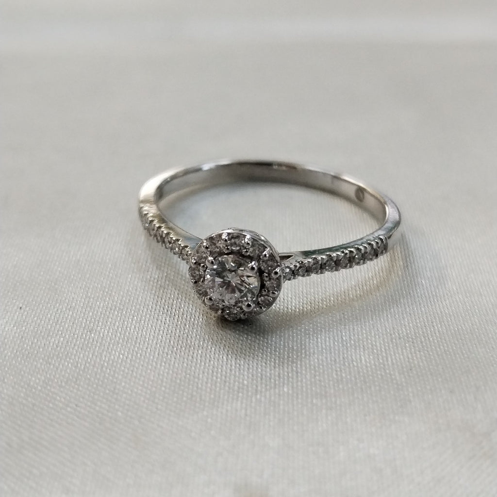 ANILLITO ORO,ORO BLANCO 14 K 2,40 GRMS (SEMINUEVO)