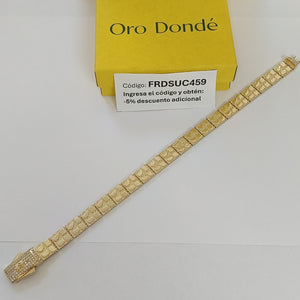 PULSERAS CABALLERO ORO 14K 18 (NUEVO)