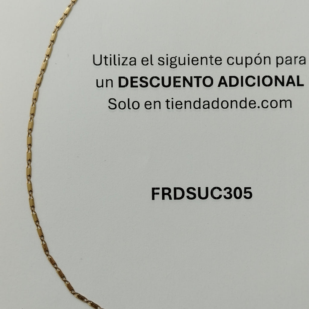 CADENA ORO 10 K 6.1 GRMS (SEMINUEVO)