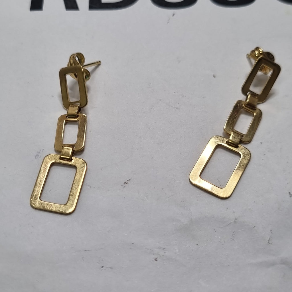ARETES PAR ORO 18 K 4 GRMS (SEMINUEVO)