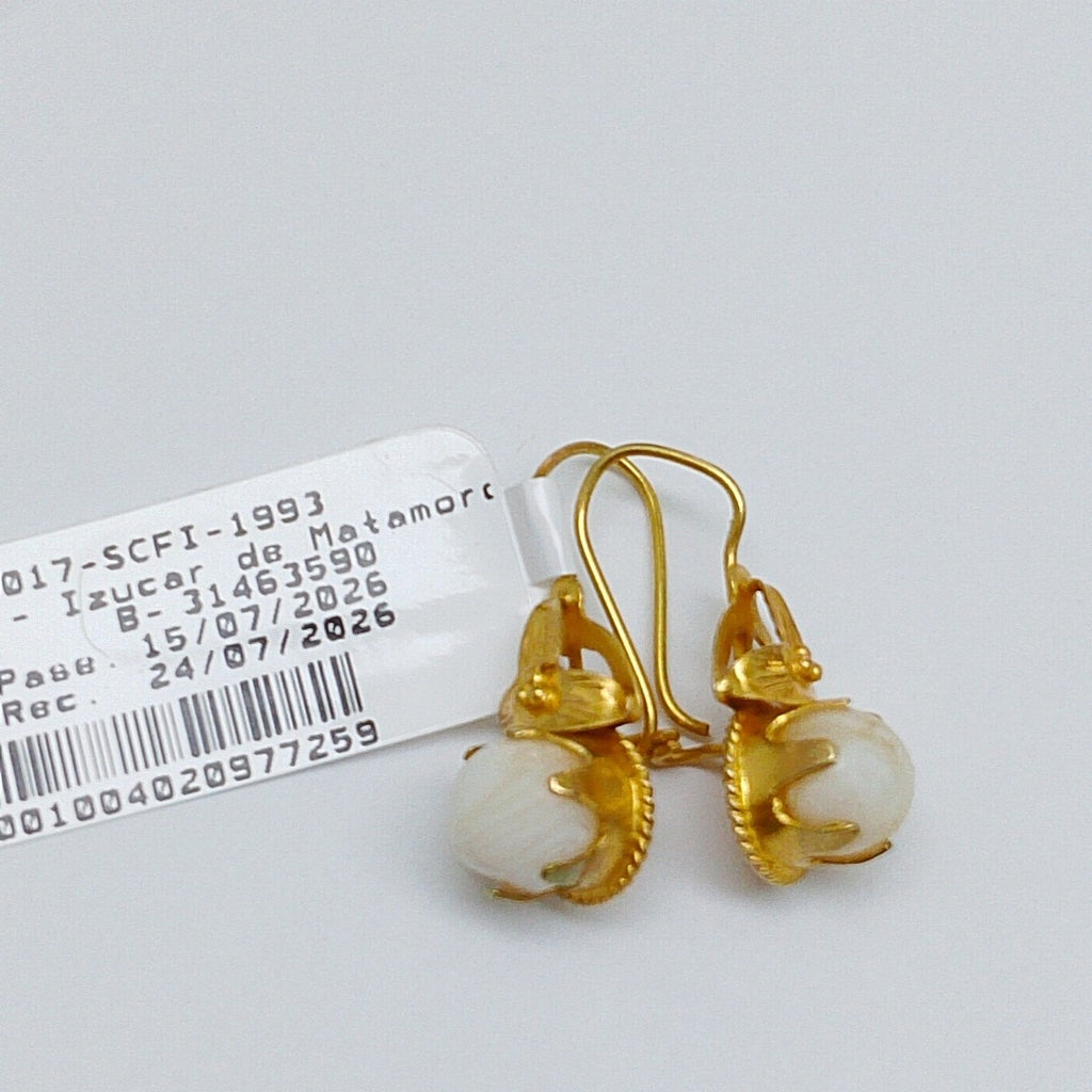 BROQUELES PAR ORO 14 K 2.9 GRMS (SEMINUEVO)