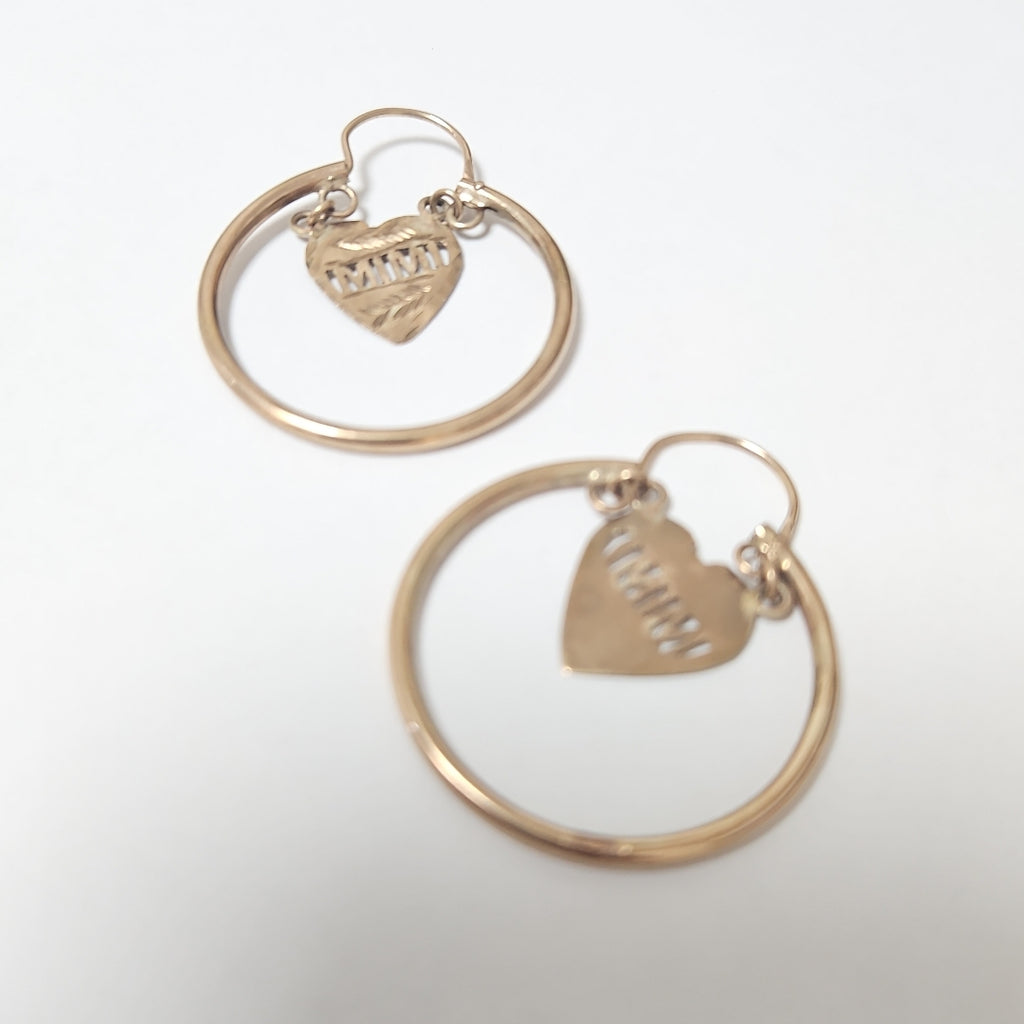 ARETES PAR ORO 8 K 5,20 GRMS (SEMINUEVO)