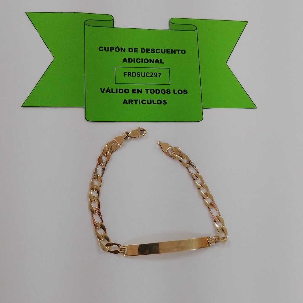 ESCLAVA ORO COMBINADO 14 K 3,00 GRMS (SEMINUEVO)