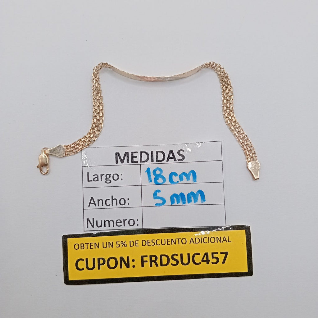 ESCLAVA ORO COMBINADO 10 K 4.7 GRMS (SEMINUEVO)