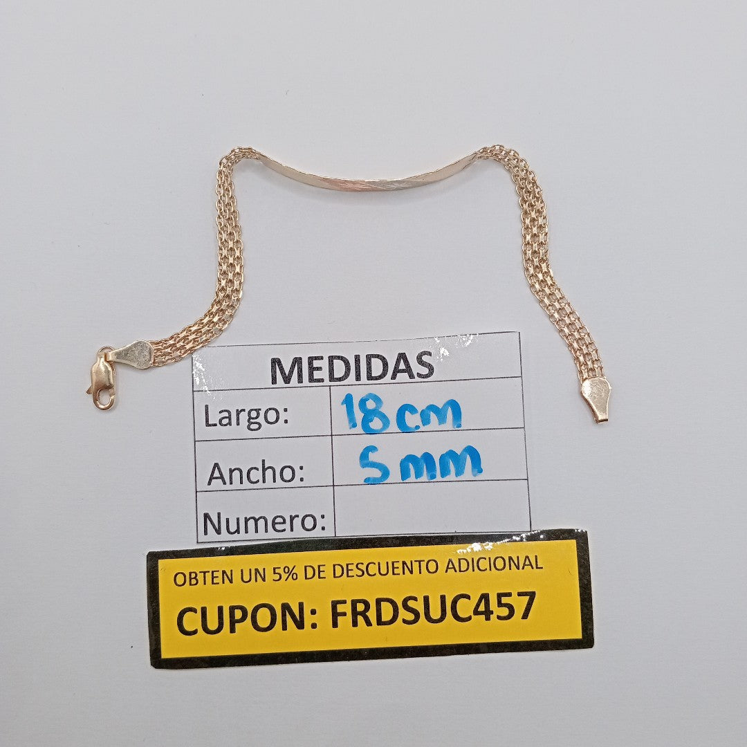 ESCLAVA ORO COMBINADO 10 K 4.7 GRMS (SEMINUEVO)
