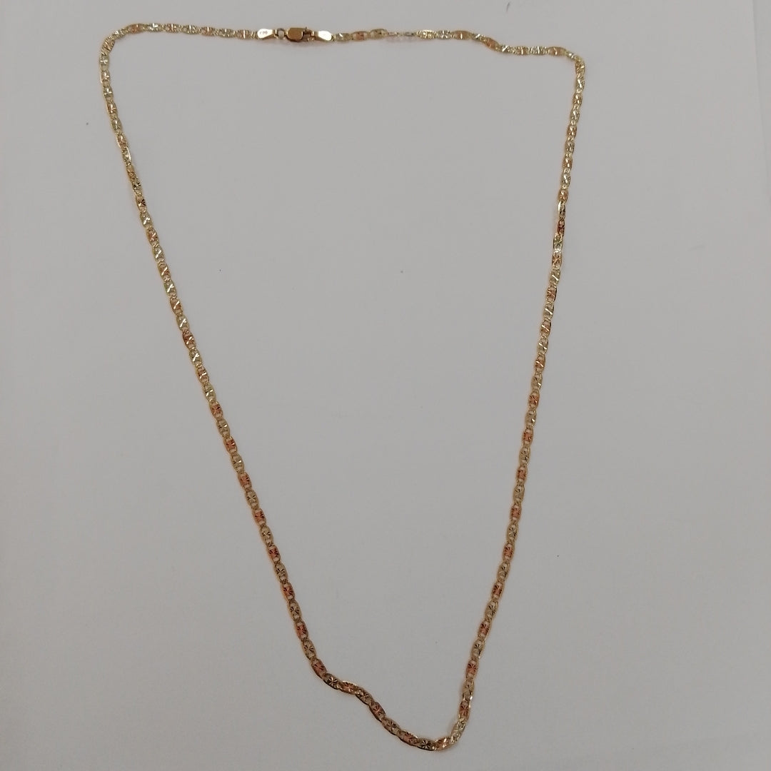 CADENA ORO COMBINADO 10 K 4,00 GRMS (SEMINUEVO)
