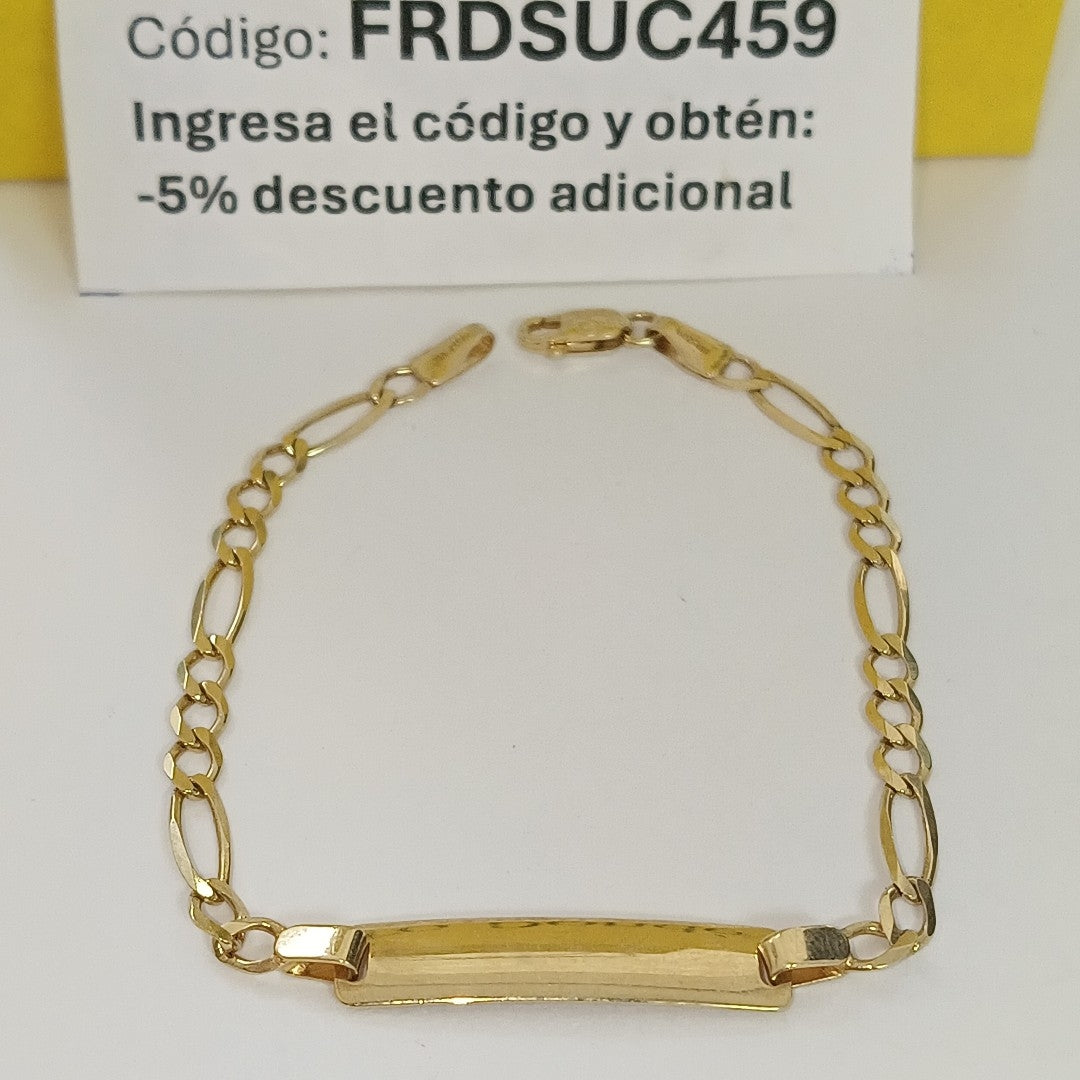 ESCLAVAS NIÑO ORO 14K 3.2 (NUEVO)