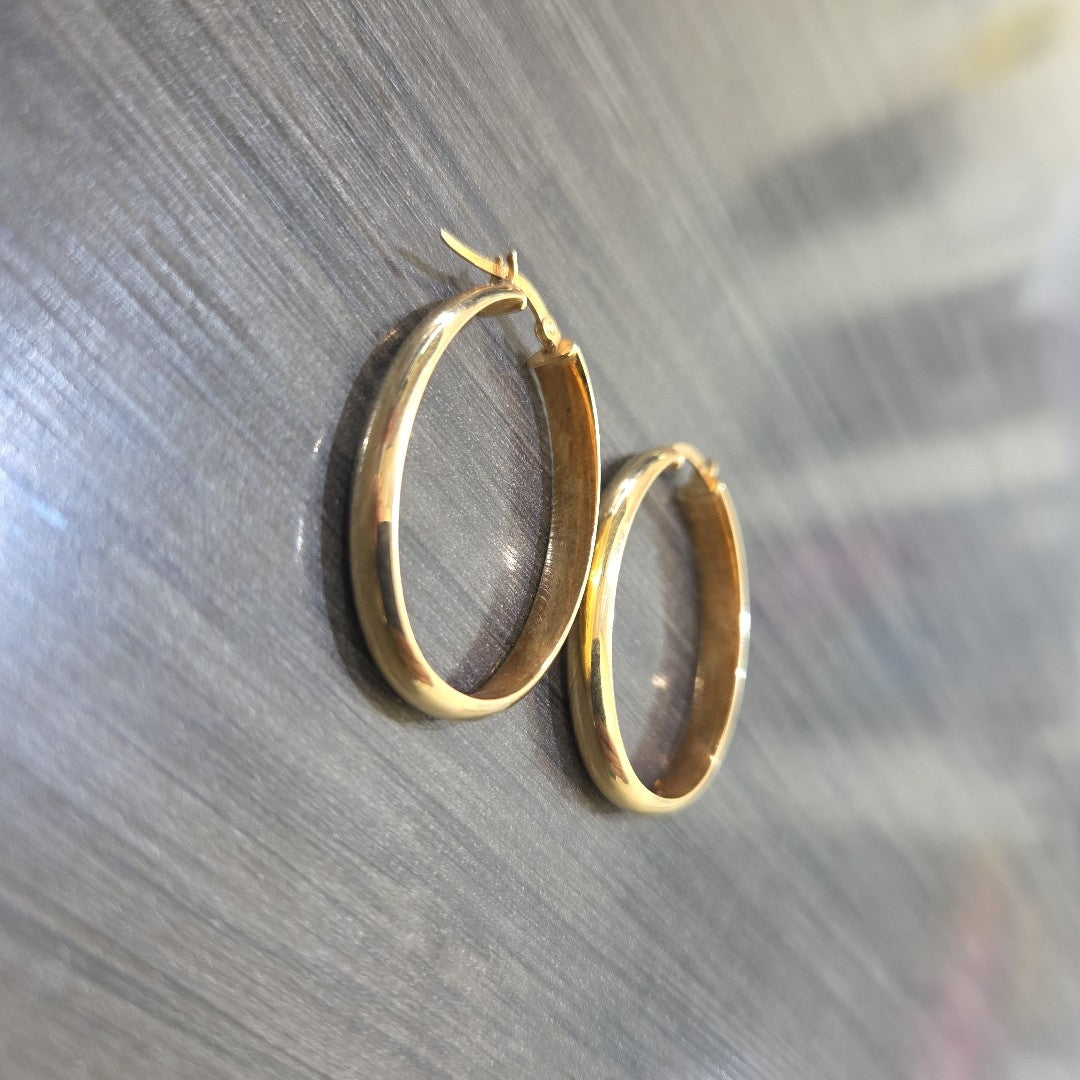 ARRACADAS PAR ORO 14 K 3 GRMS (SEMINUEVO)