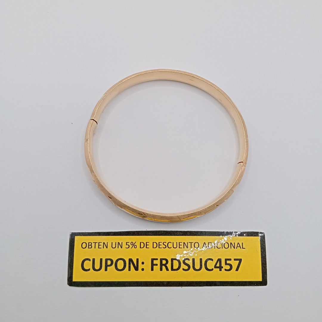 PULSERA RIGIDA ORO 14 K 9,60 GRMS (SEMINUEVO)