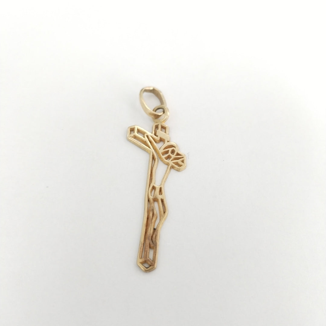 CRUCIFIJO ORO 10 K 2,00 GRMS (SEMINUEVO)