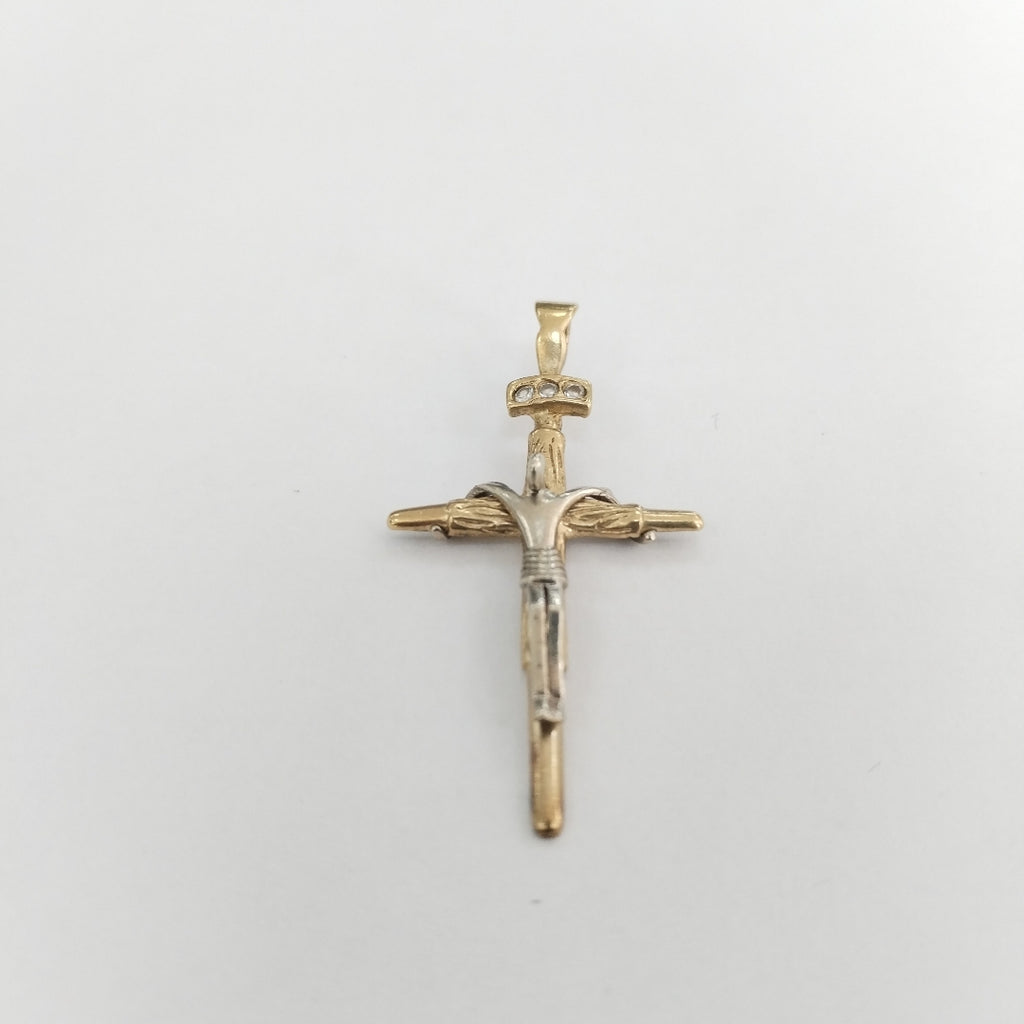 CRUCIFIJO ORO 10 K 2,70 GRMS (SEMINUEVO)