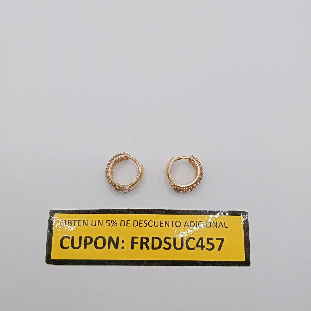 ARRACADAS PAR ORO 10 K 3,90 GRMS (SEMINUEVO)