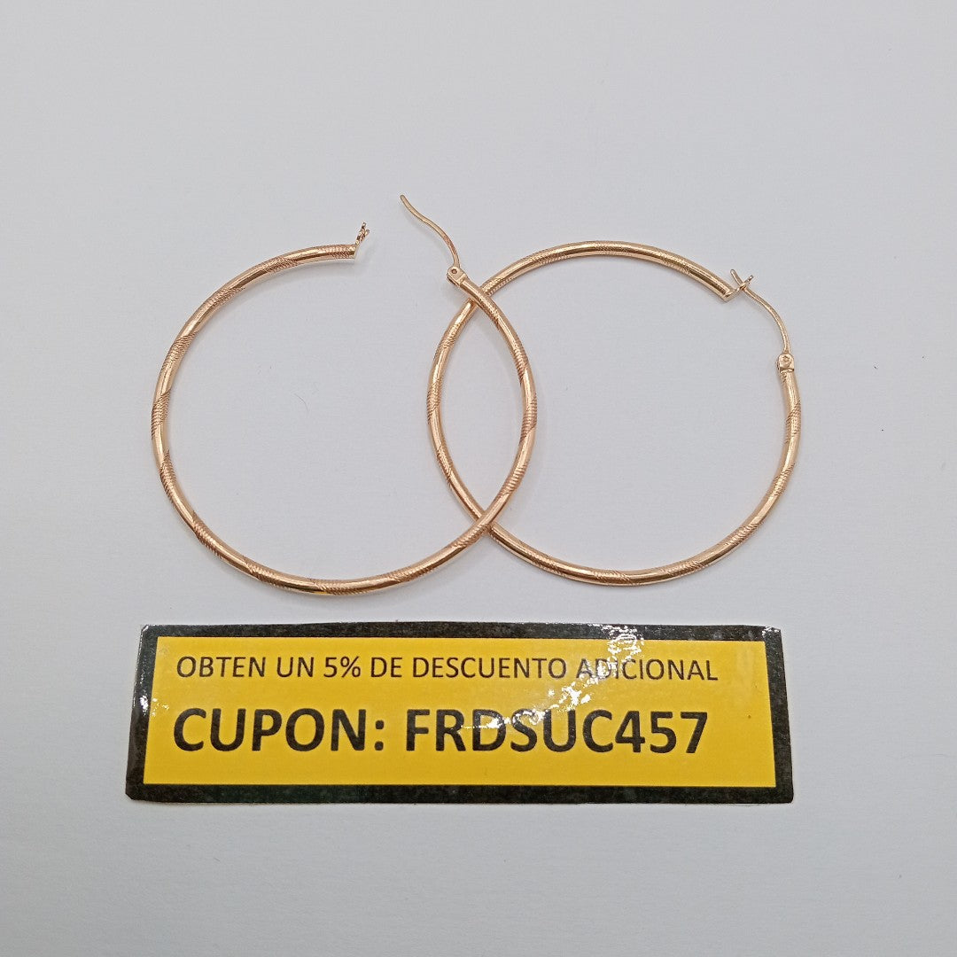 ARRACADAS PAR ORO 14 K 5,40 GRMS (SEMINUEVO)