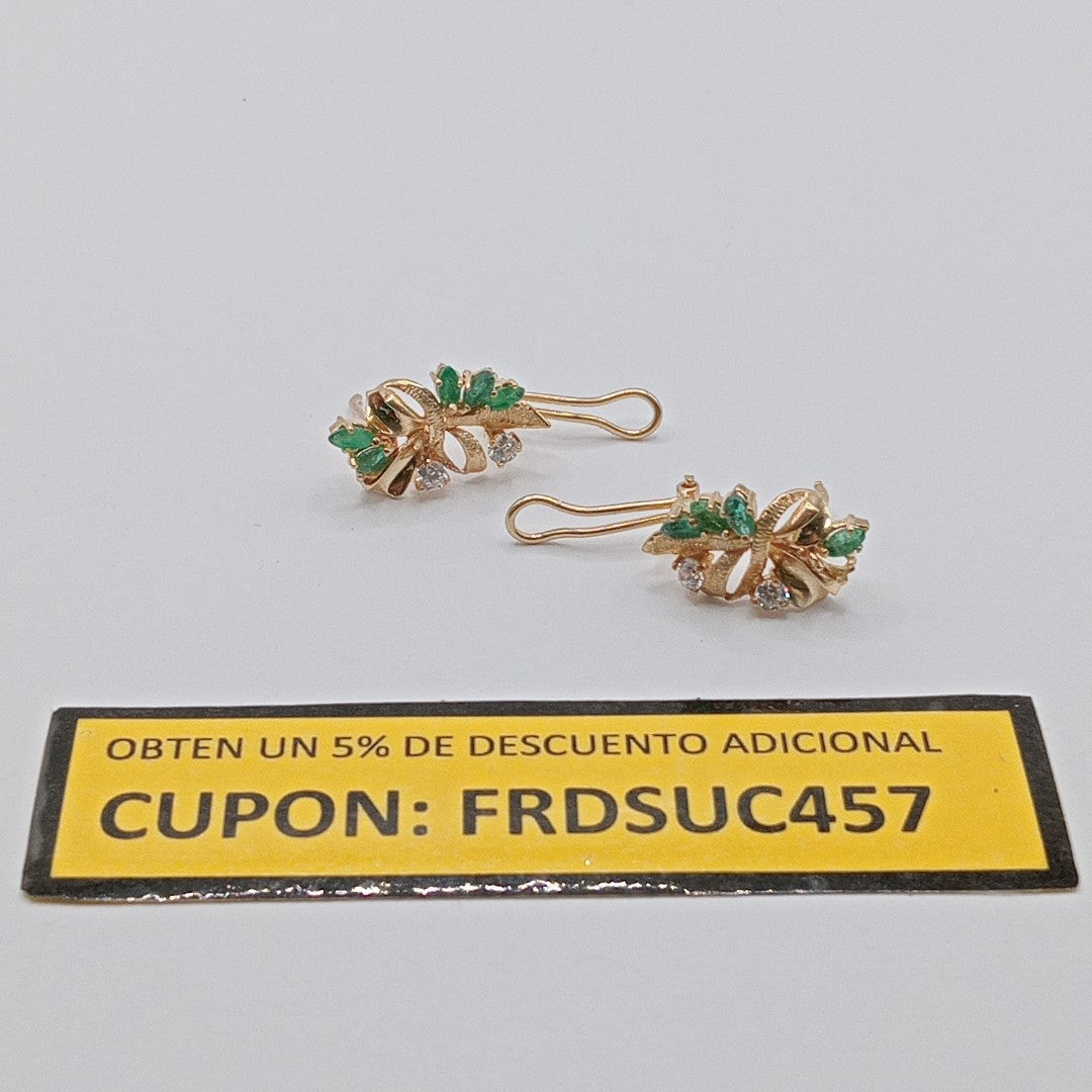 ARETES PAR ORO 14 K 4,50 GRMS (SEMINUEVO)